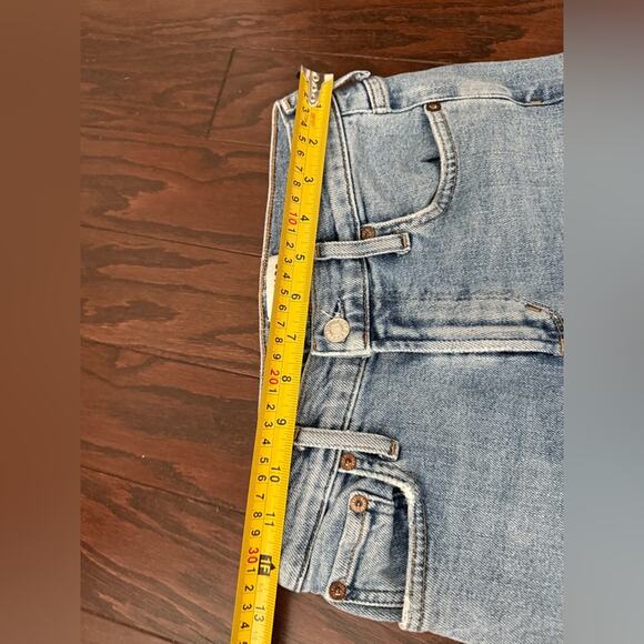 AGOLDE Sophie mid rise ankle distressed jeans 24 - Picture 10 of 11